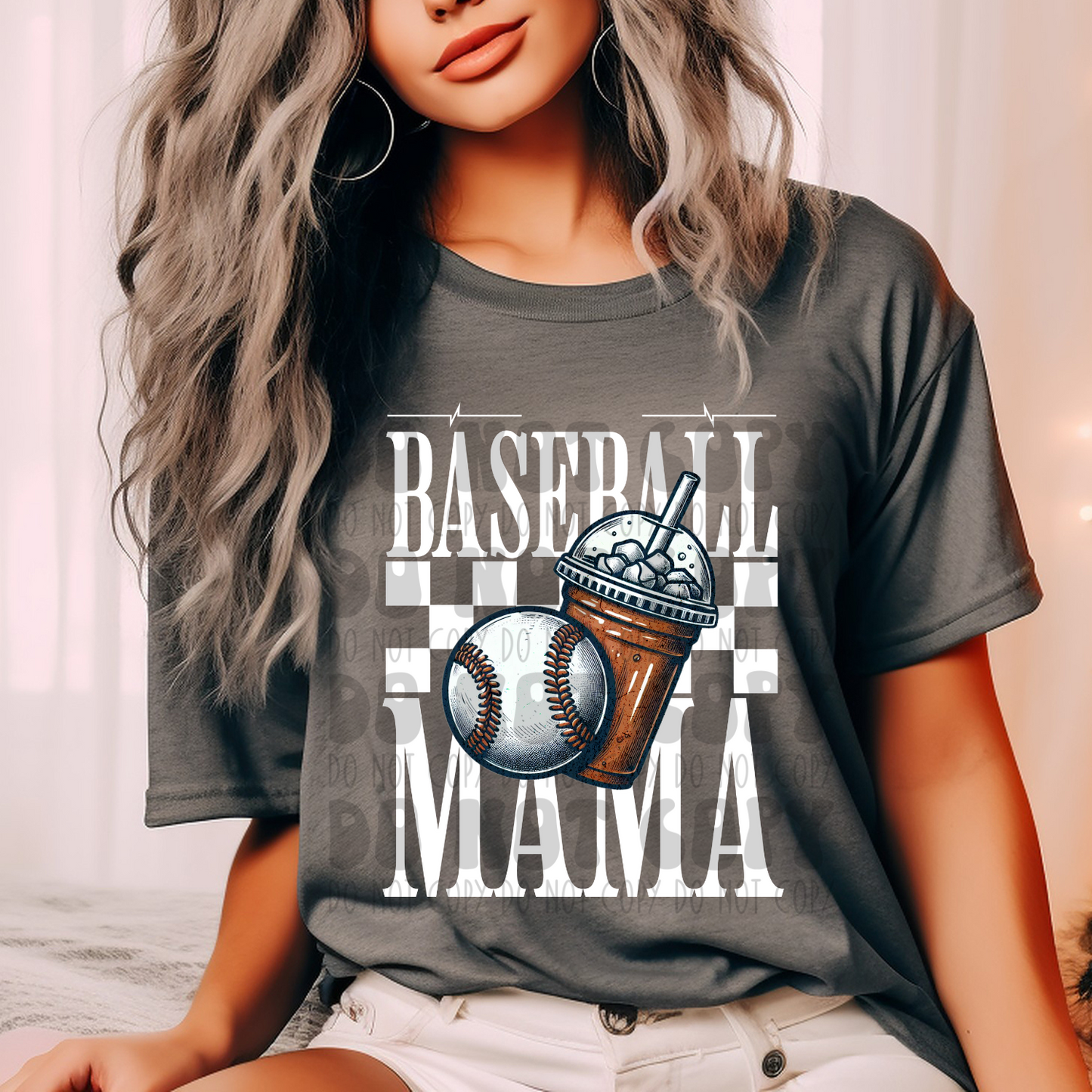 BASEBALL MAMA, COLD COFFEE - DTF TRANSFER