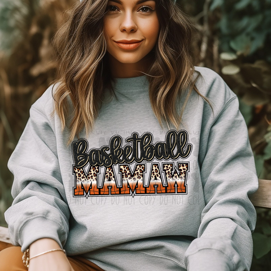 BASKETBALL MAMAW - DTF TRANSFER