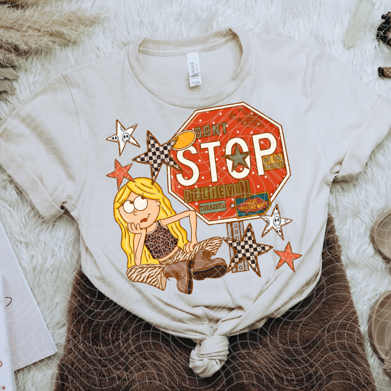 DON'T STOP BELIEVIN- DTF TRANSFER