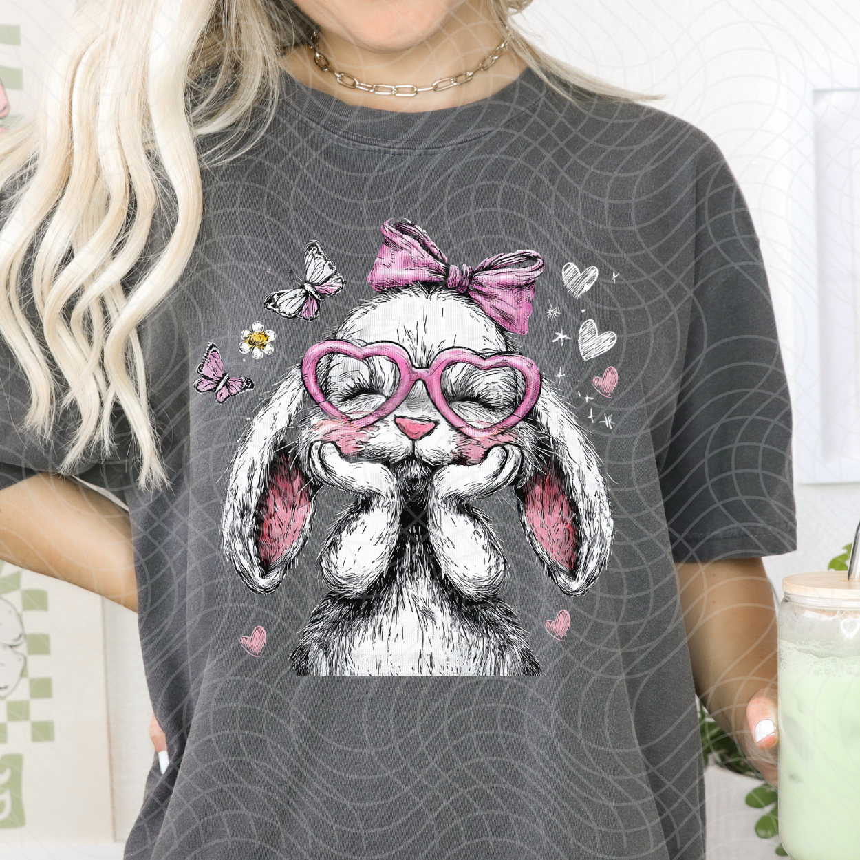 BASHFUL BUNNY - DTF TRANSFER