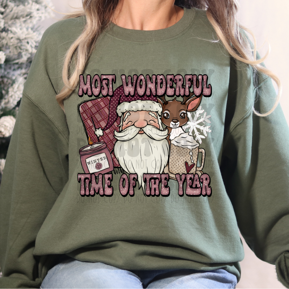 MOST WONDERFUL TIME OF THE YEAR - PURPLE - DTF TRANSFER