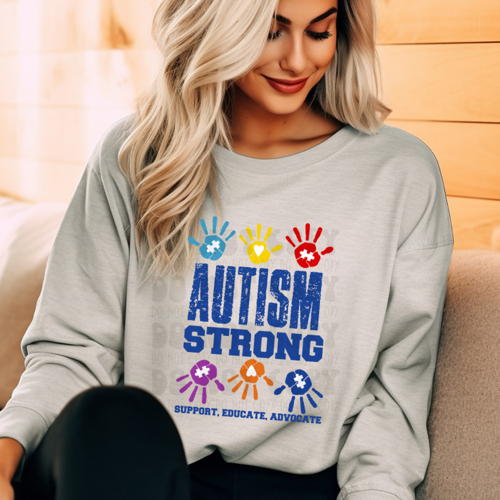 AUTISM STRONG - DTF TRANSFER