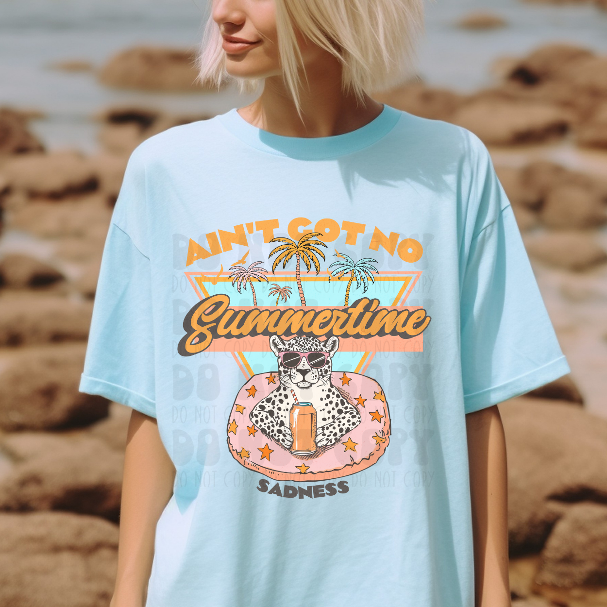 NO SUMMERTIME SADNESS LEOPARD - DTF TRANSFER