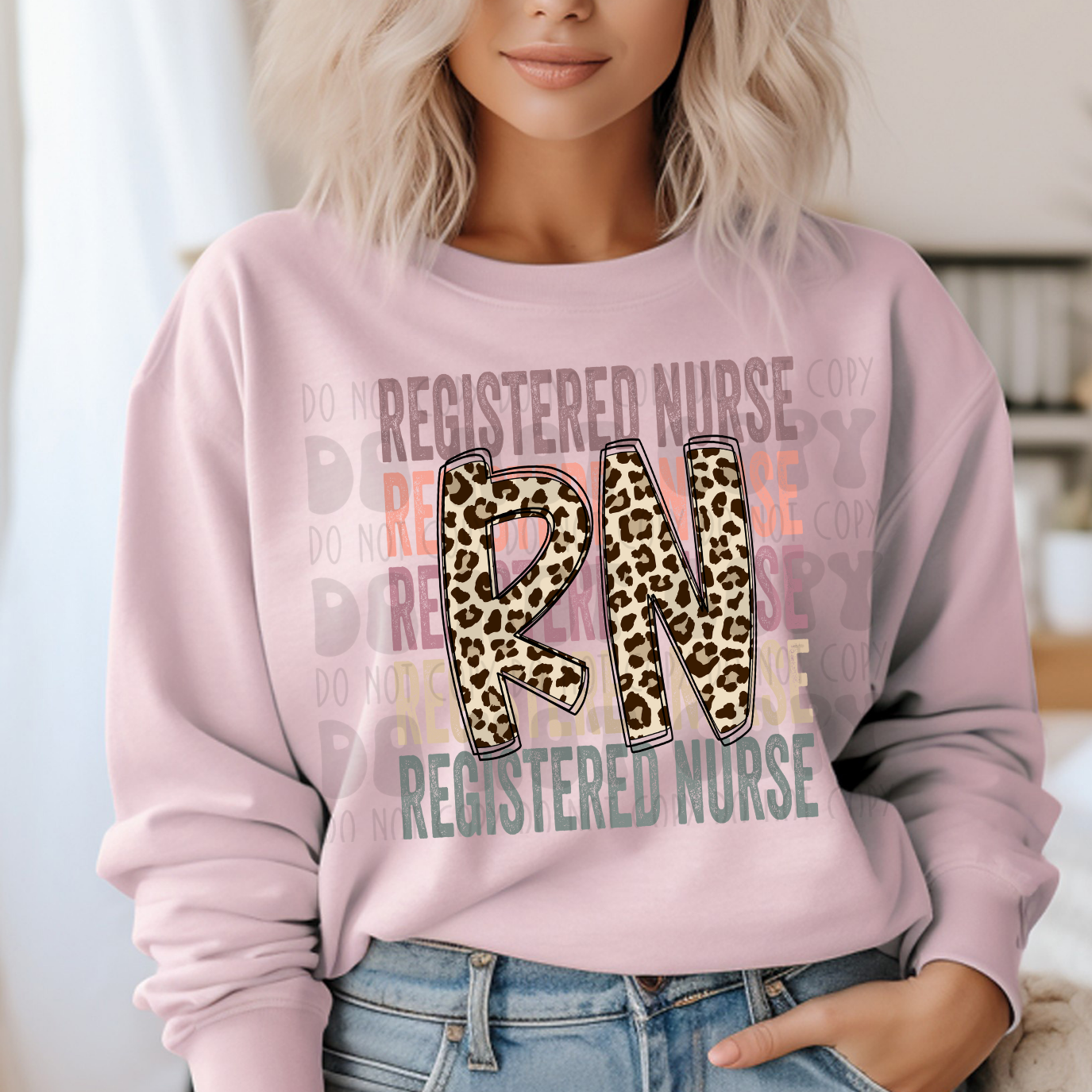 RN STACKED LEOPARD - DTF TRANSFER