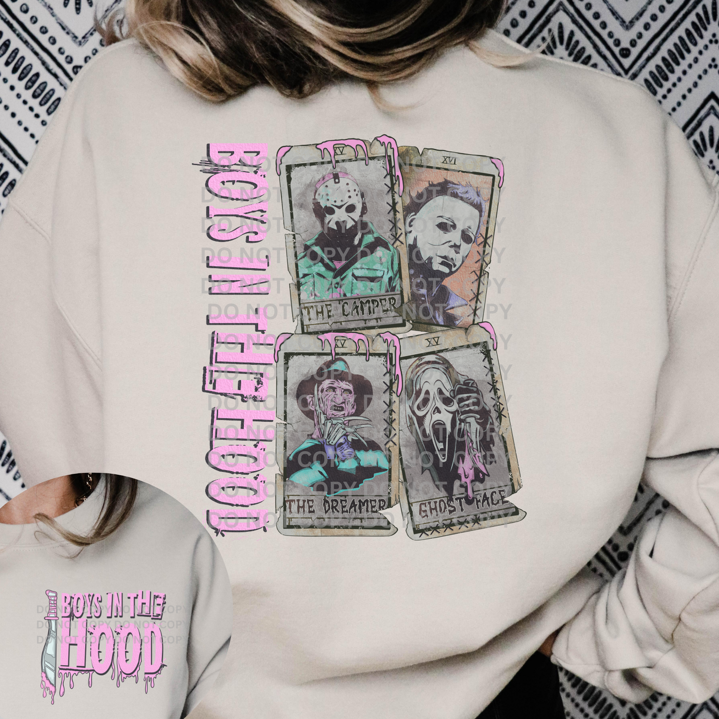 BOYS IN THE HOOD W/POCKET - DTF TRANSFER