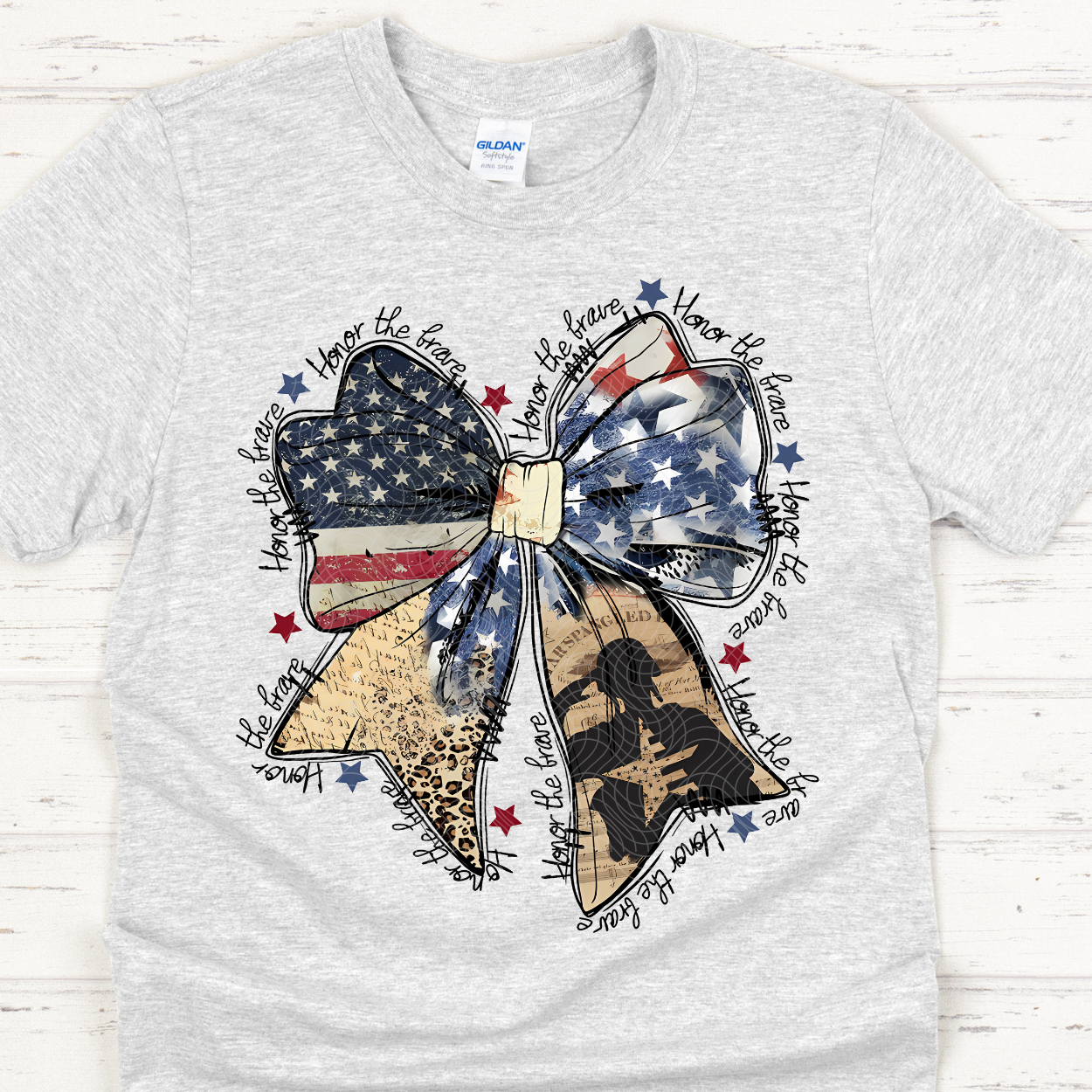 HONOR THE BRAVE BOW - DTF TRANSFER
