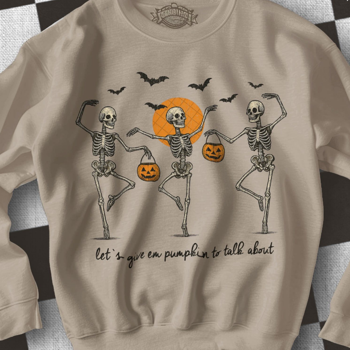 PUMPKIN TO TALK ABOUT BLK DISTRESSED - DTF TRANSFER