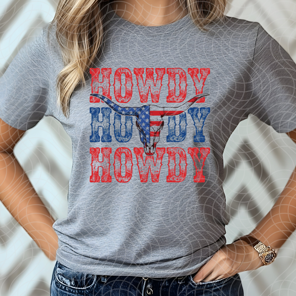 HOWDY STACKED - DTF TRANSFER