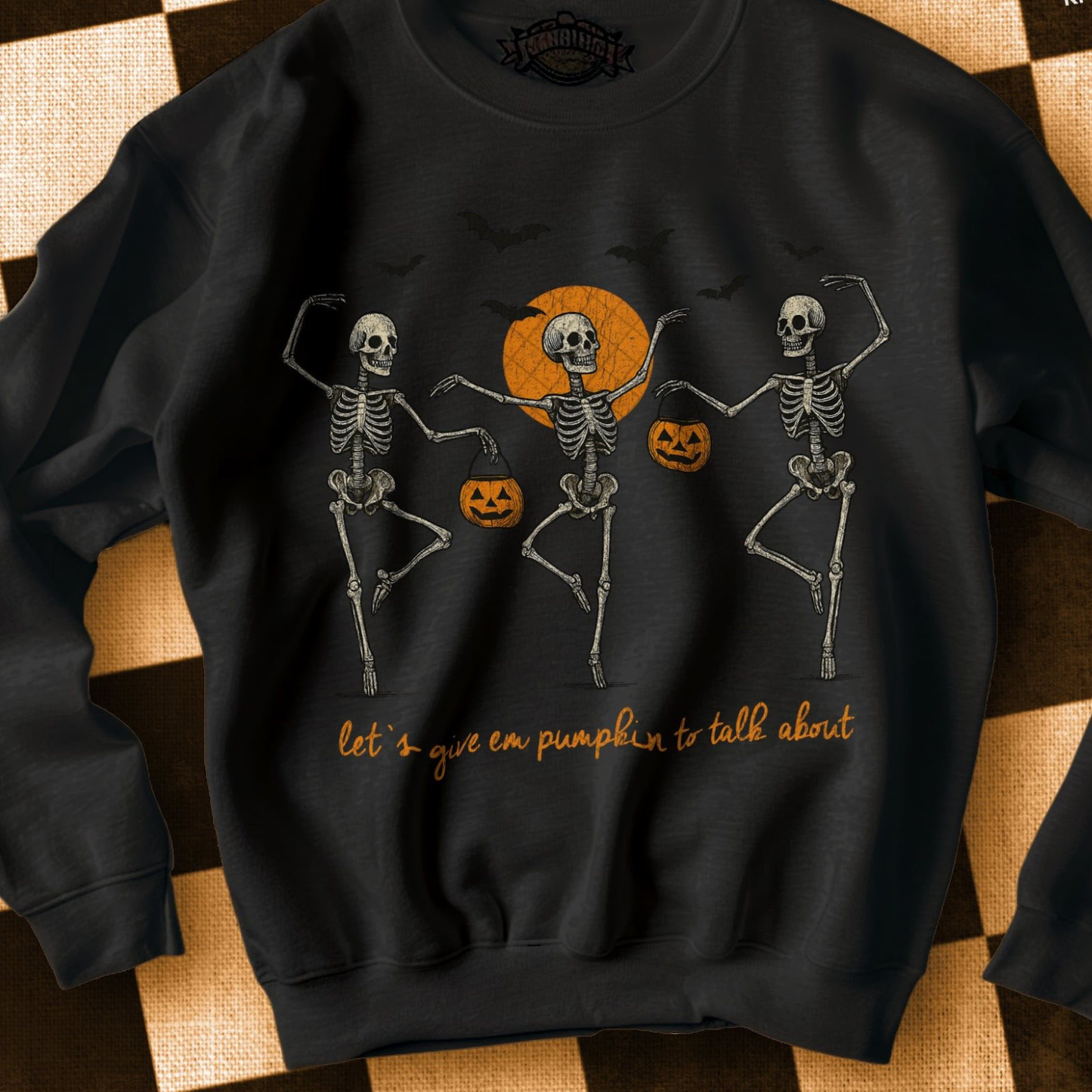 PUMPKIN TO TALK ABOUT ORANGE DISTRESSED - DTF TRANSFER