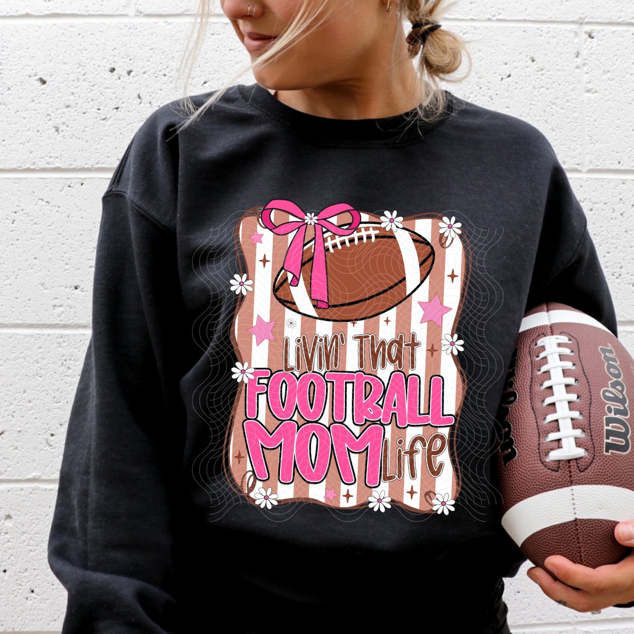 FOOTBALL MOM LIFE - DTF TRANSFER