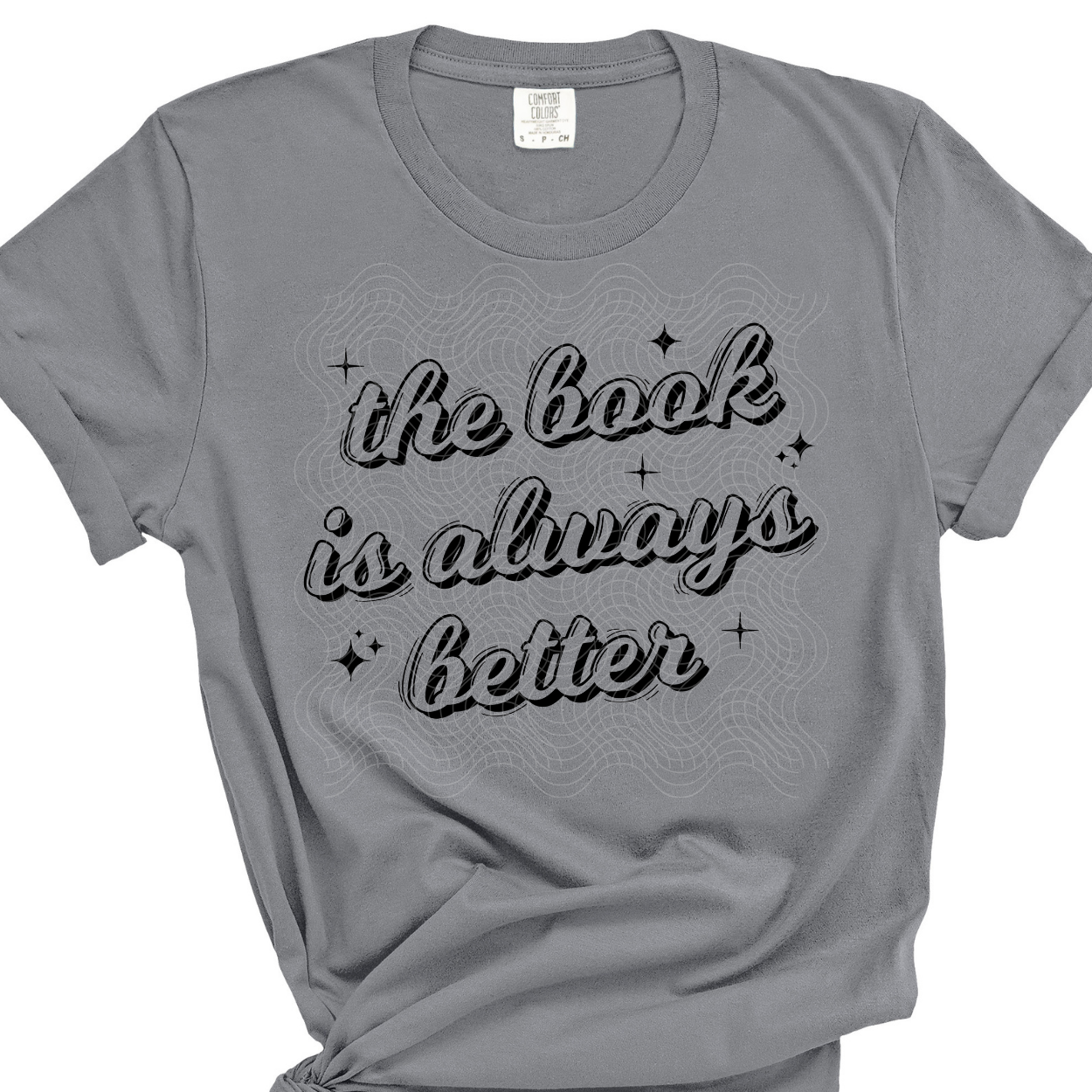 THE BOOK IS ALWAYS BETTER BLK - DTF TRANSFER