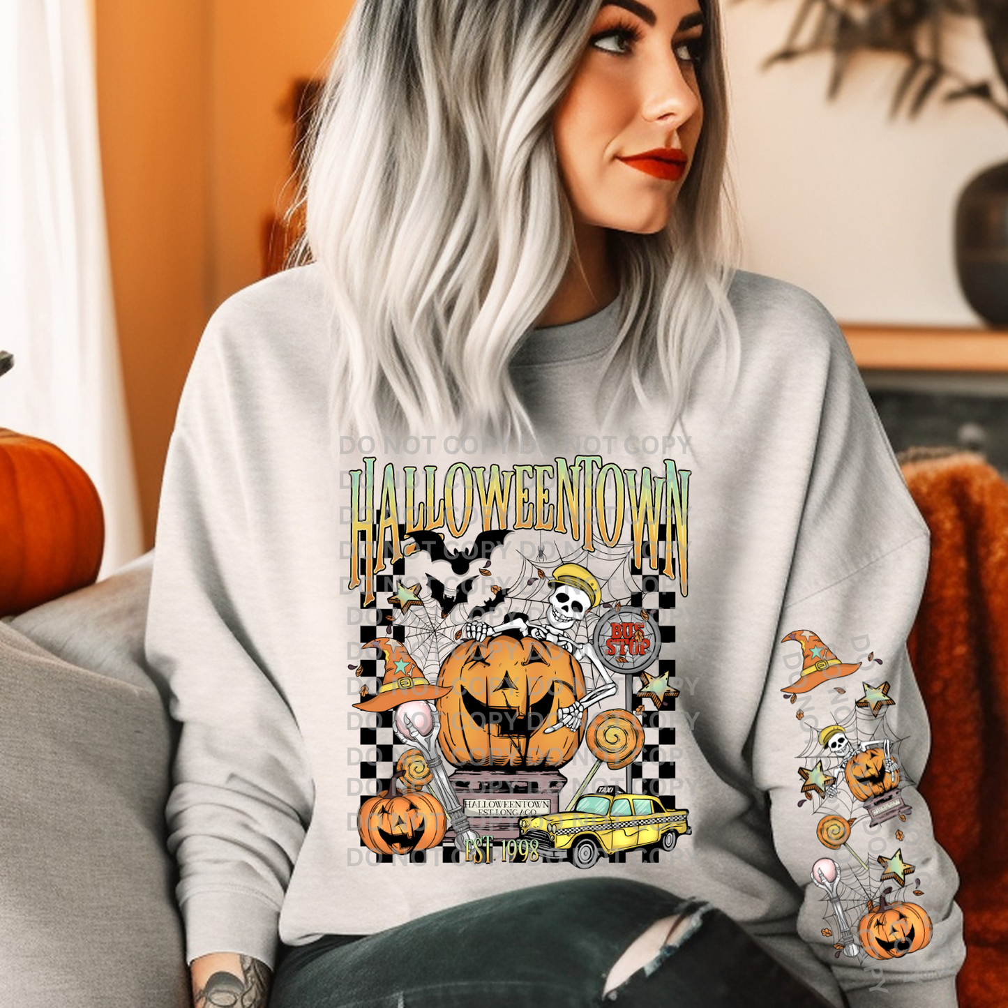 HALLOWEENTOWN EST 1998 W/ SLEEVE - DTF TRANSFER