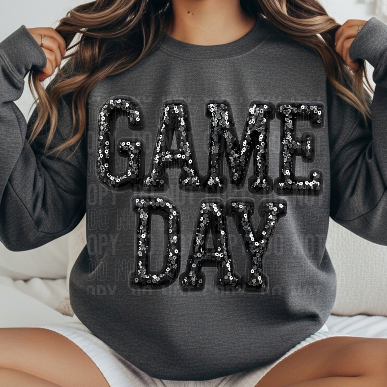 GAME DAY FAUX SEQUINS - DTF TRANSFER