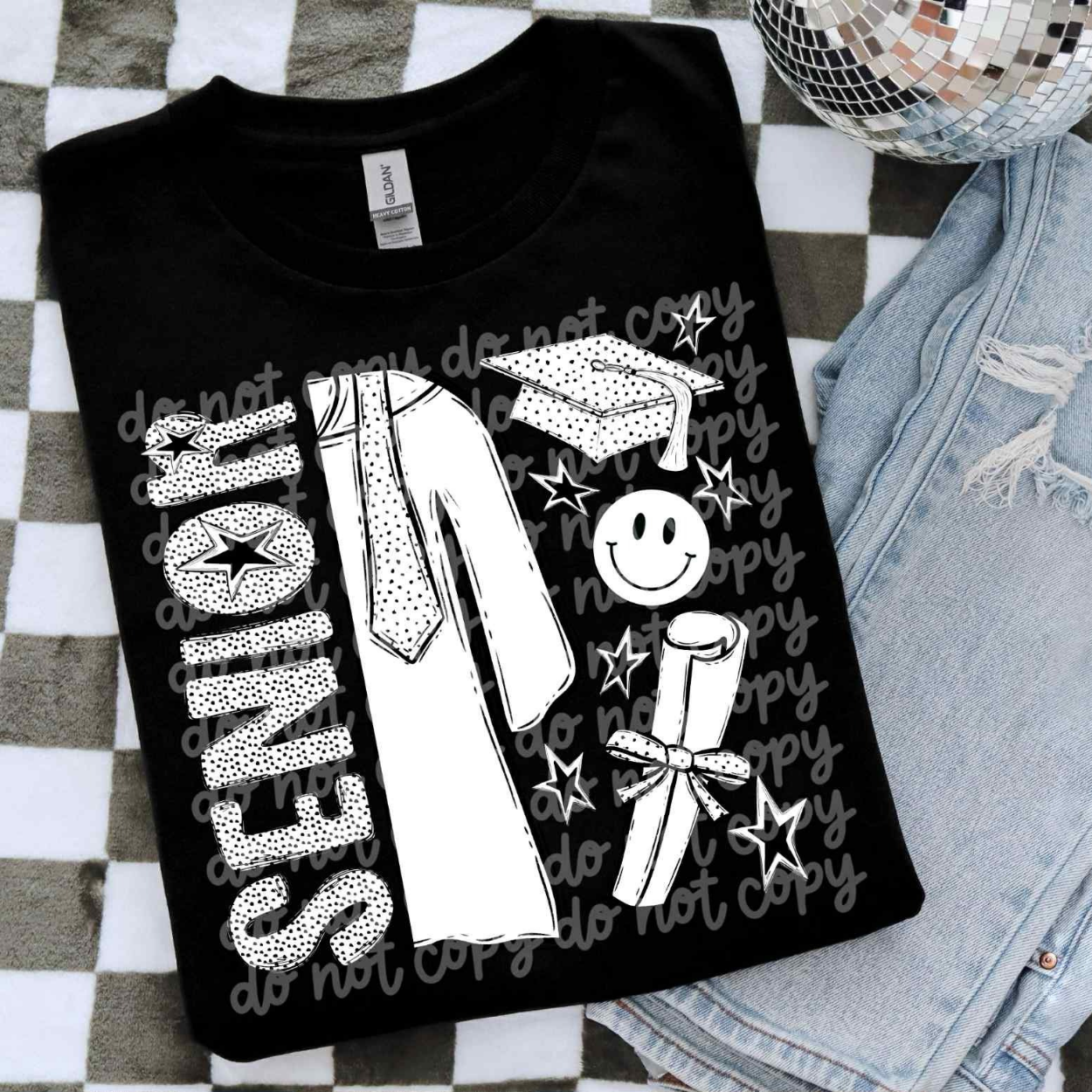 SENIOR POLKA DOT - DTF TRANSFER