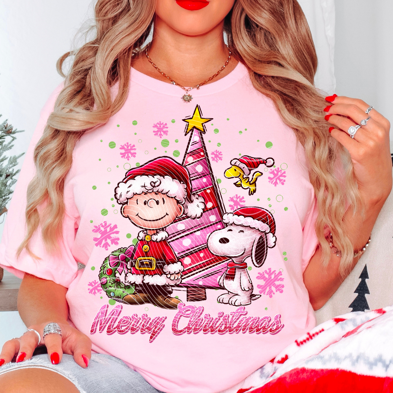 MERRY CHRISTMAS PEANUT - DTF TRANSFER