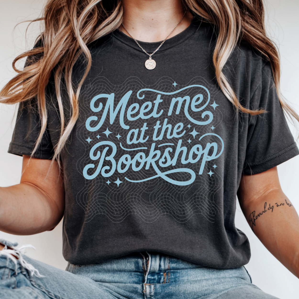 MEET ME AT THE BOOKSHOP - DTF TRANSFER