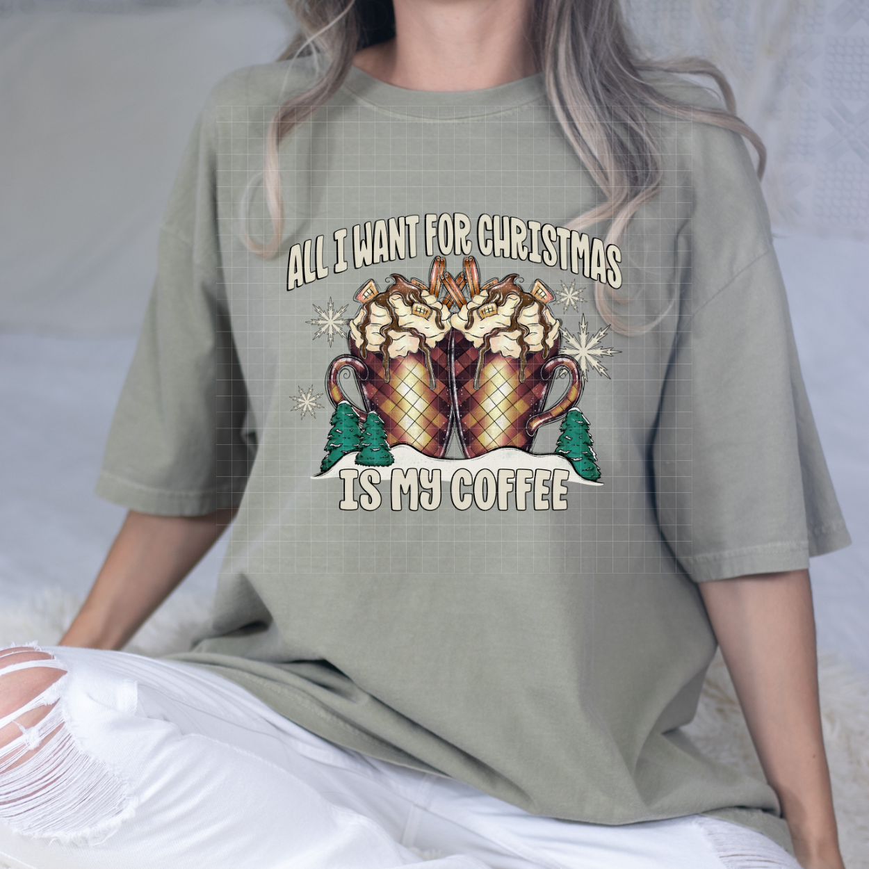 ALL I WANT IS MY COFFEE - DTF TRANSFER