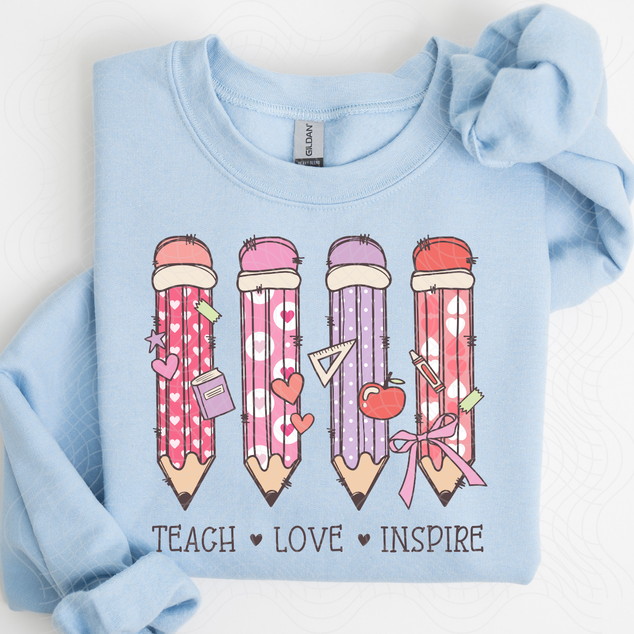 TEACH LOVE INSPIRE - DTF TRANSFER