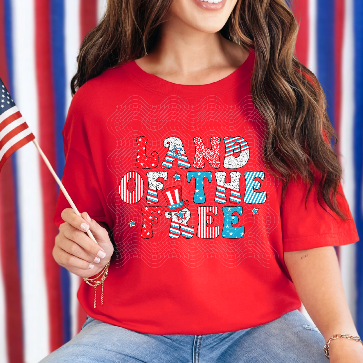 LAND OF THE FREE - DTF TRANSFER