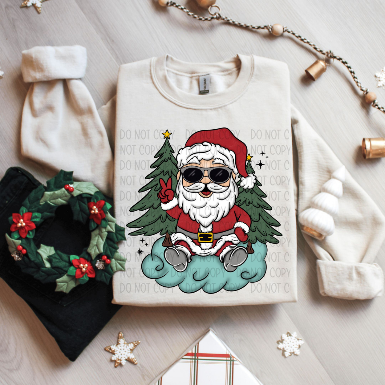 GROOVY SANTA - DTF TRANSFER