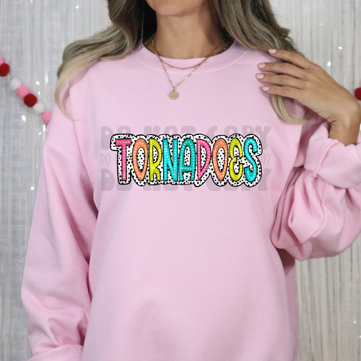 TORNADOES DOTTED COLORS - DTF TRANSFER