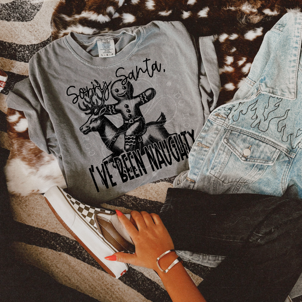 I'VE BEEN NAUGHTY - DTF TRANSFER