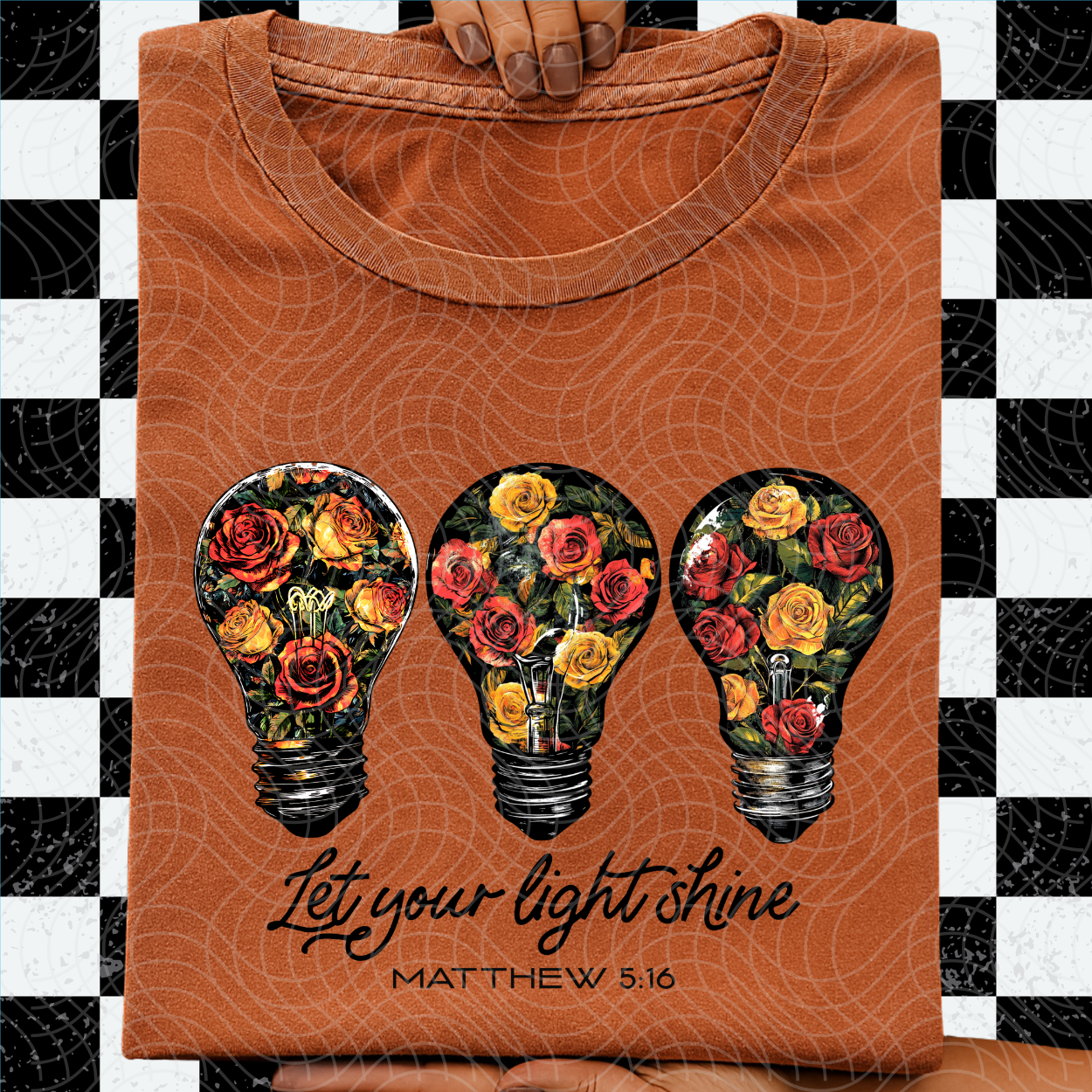 LET YOUR LIGHT SHINE - DTF TRANSFER