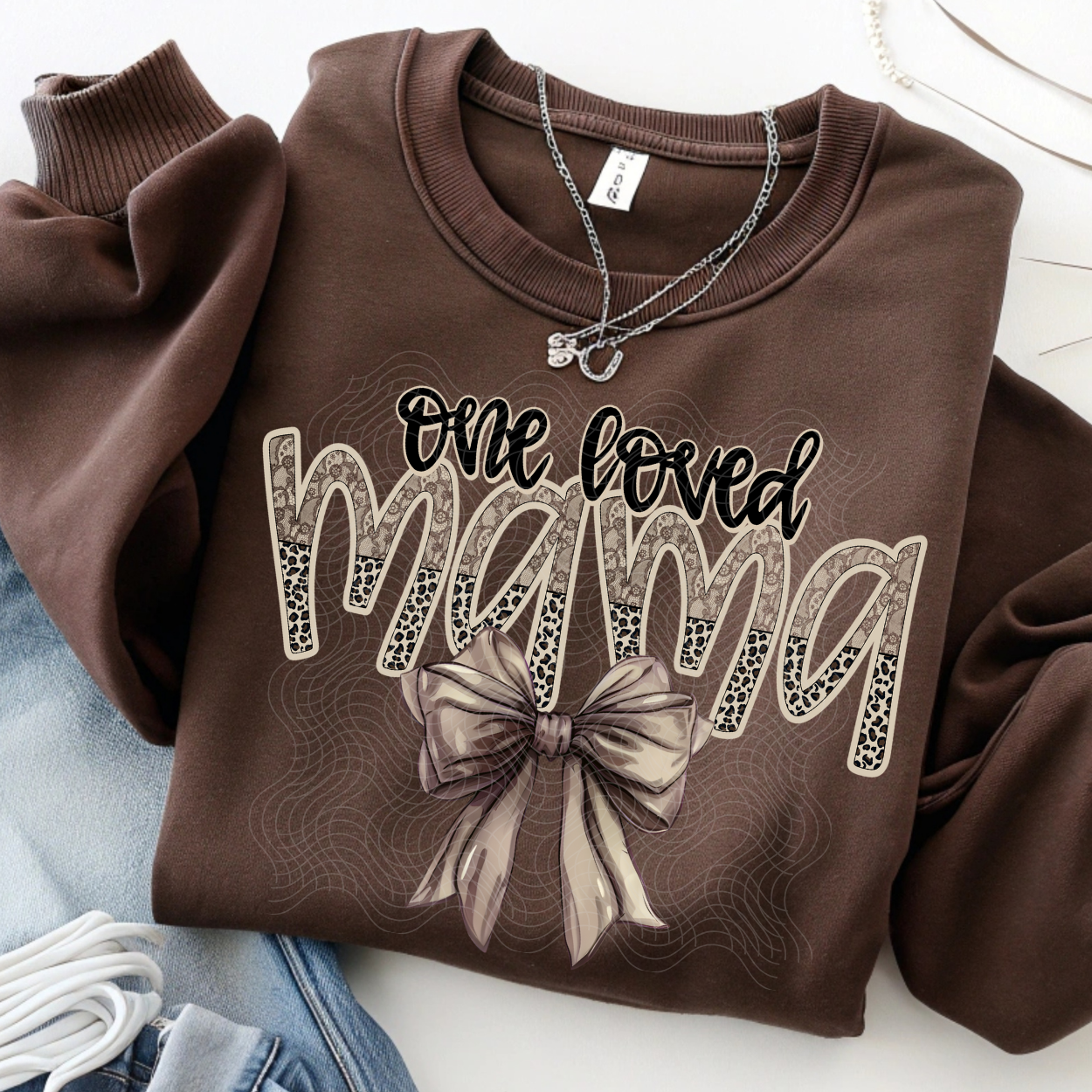 ONE LOVED MAMA LEOPARD - DTF TRANSFER