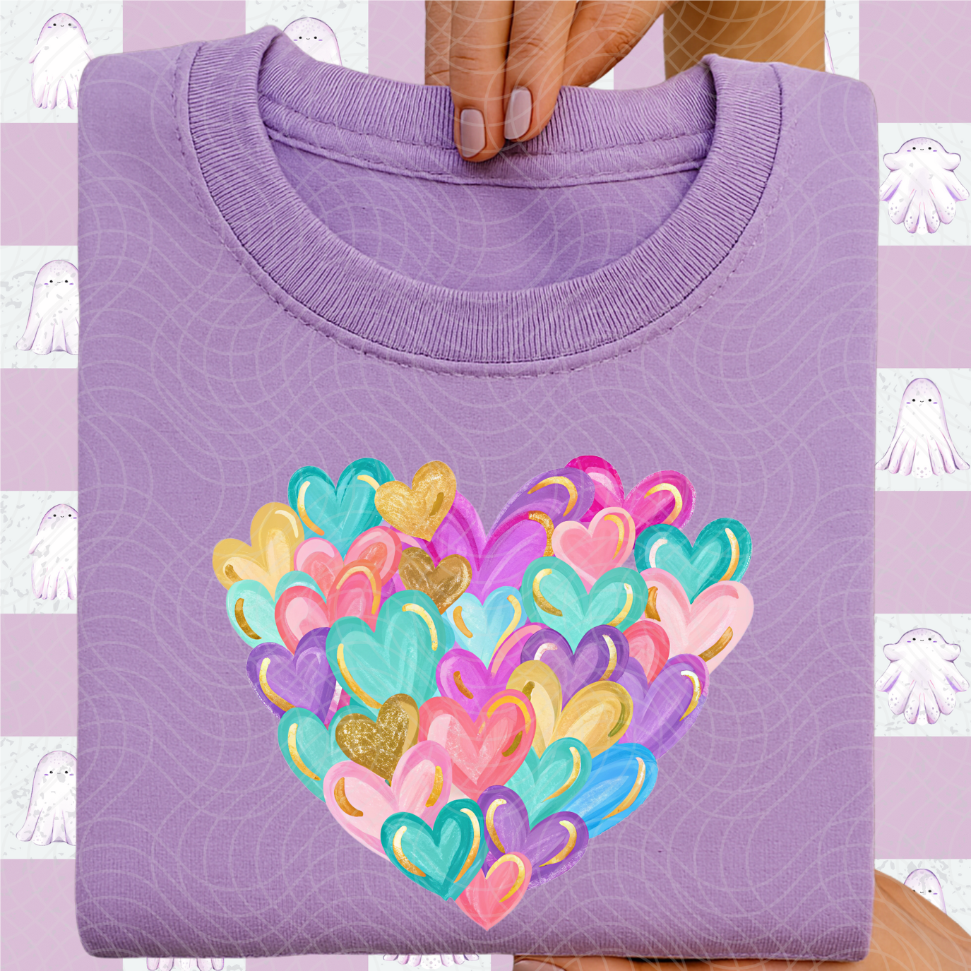 WATERCOLOR HEART - DTF TRANSFER