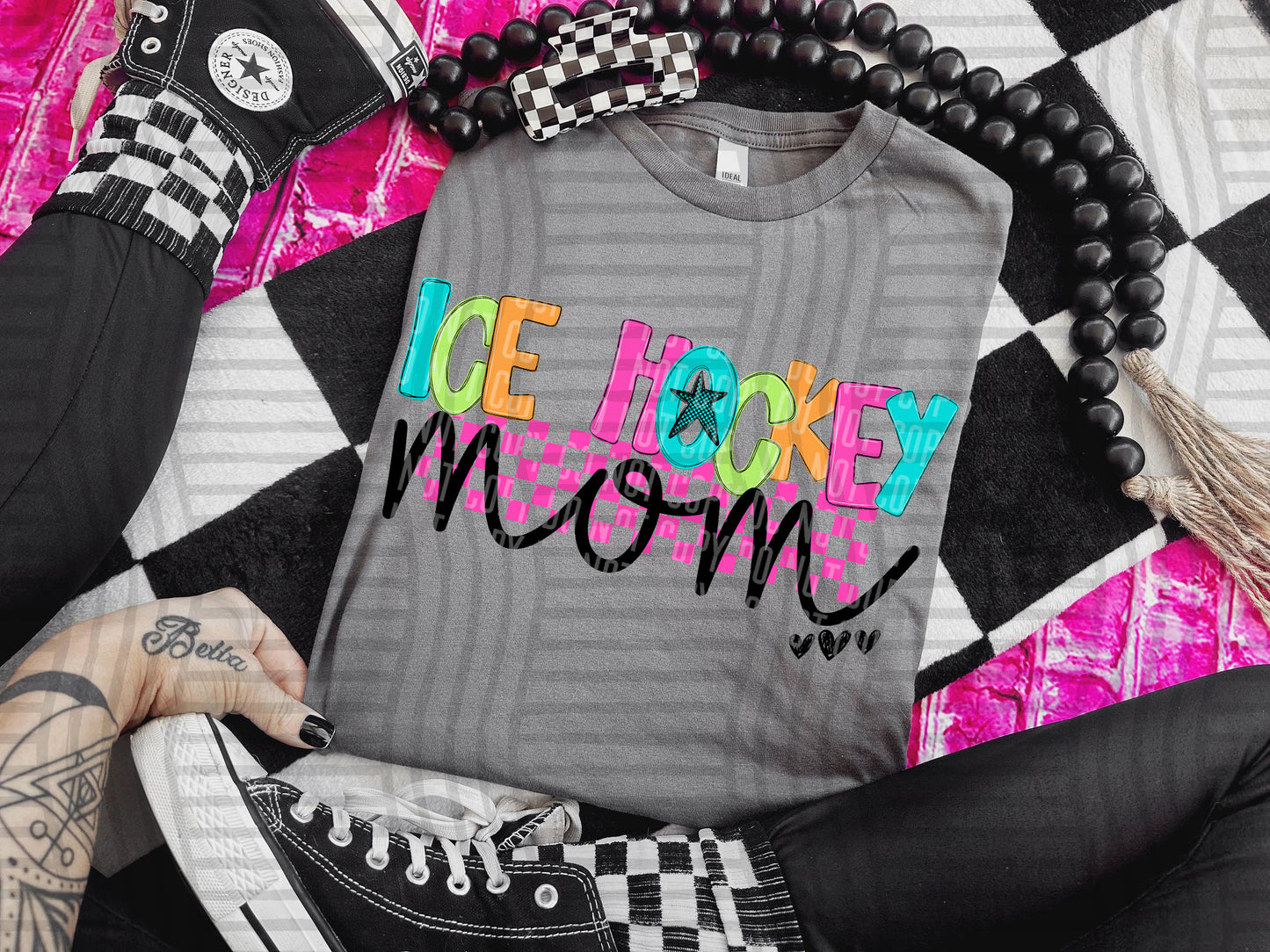 ICE HOCKEY MOM - DTF TRANSFER