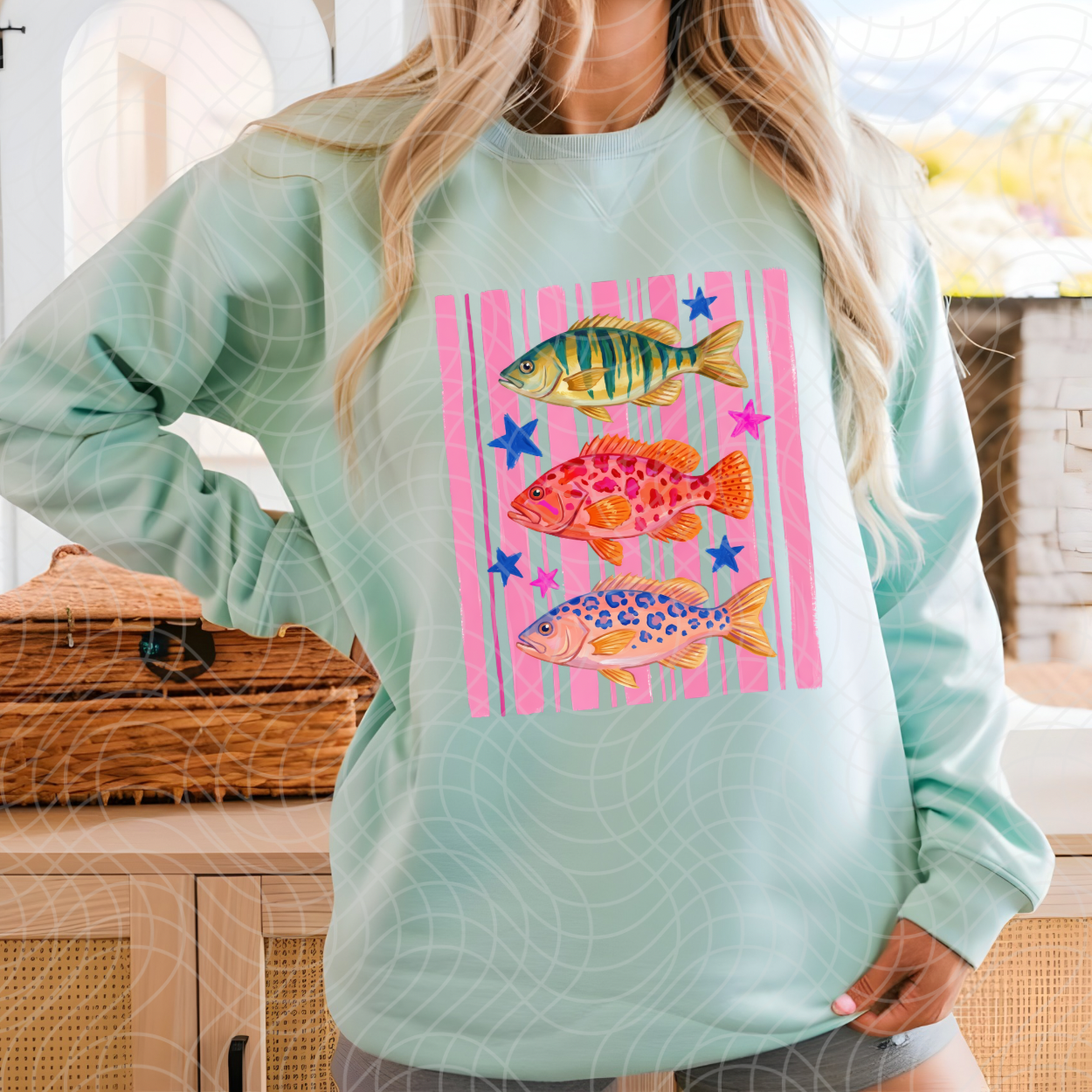 COLORFUL FISH - DTF TRANSFER