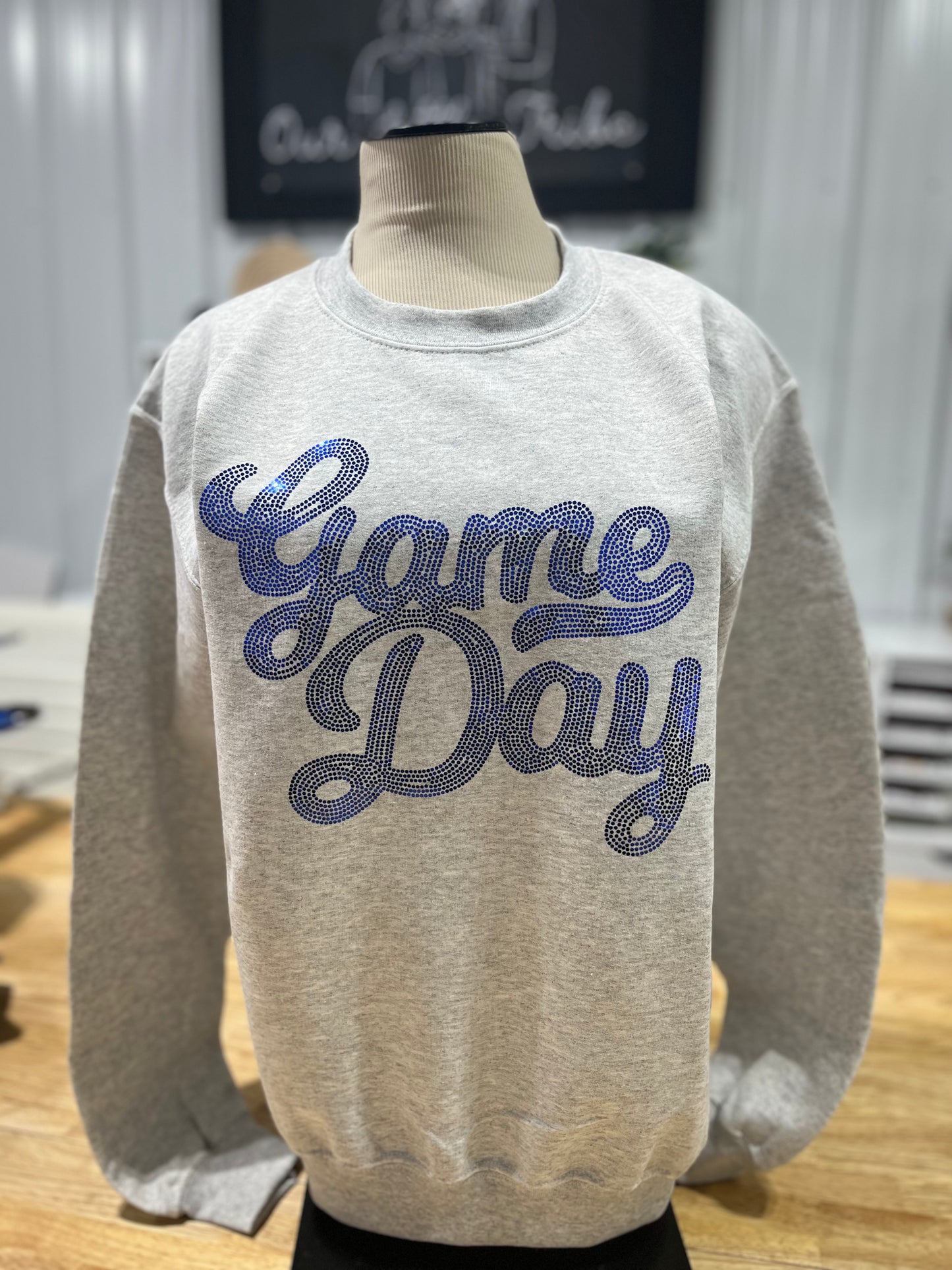 ROYAL BLUE GAME DAY - BLING SPANGLE TRANSFER