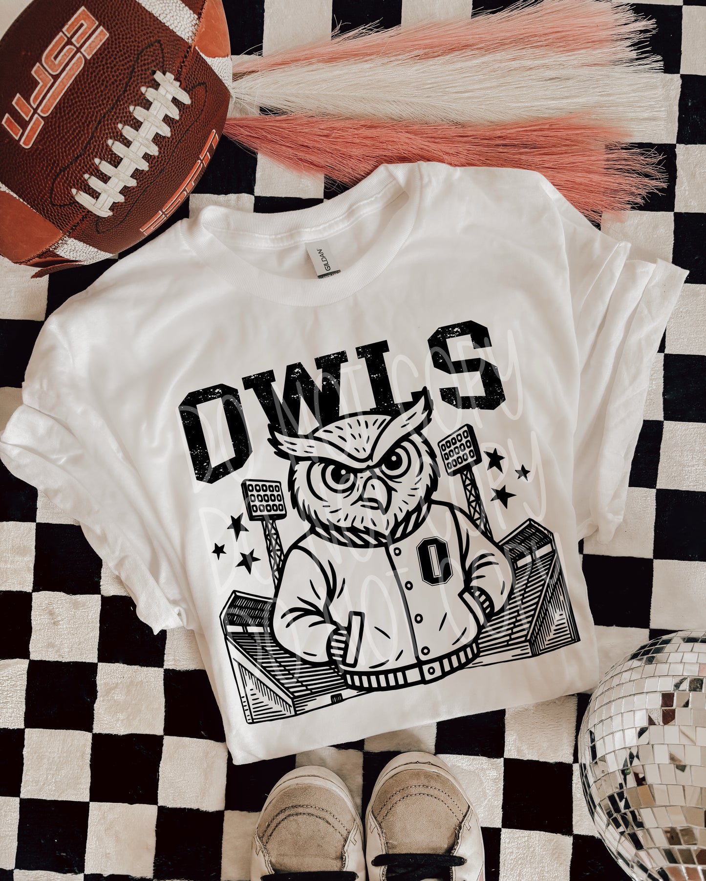 OWLS FOOTBALL MASCOT - DTF TRANSFER
