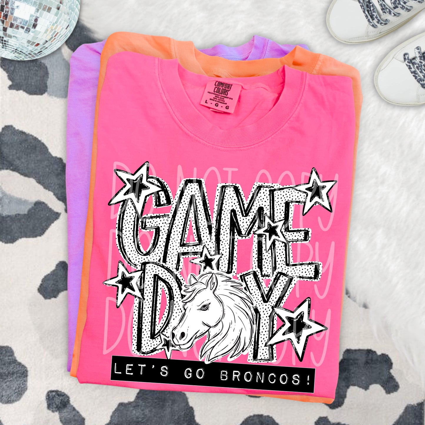 GAME DAY DOTTIES, BRONCOS - DTF TRANSFER