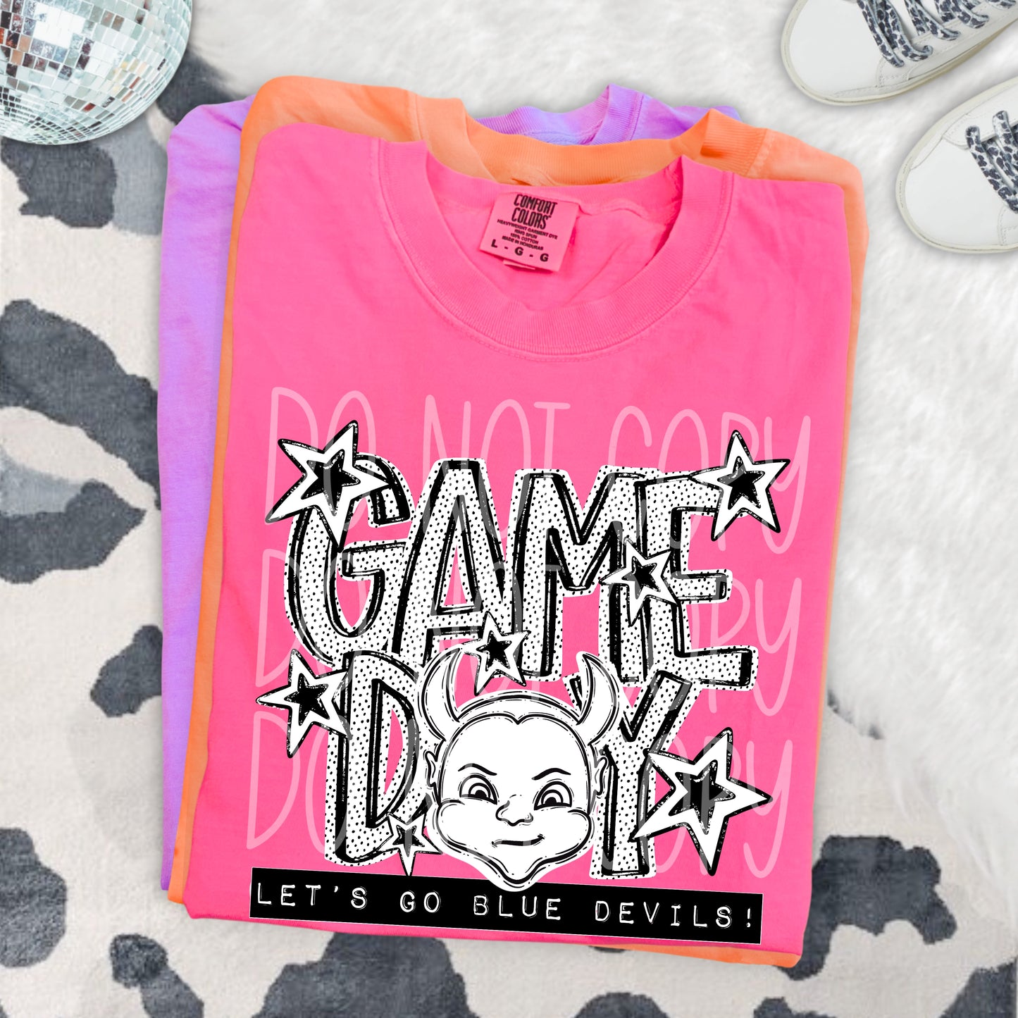 GAME DAY DOTTIES, BLUE DEVILS - DTF TRANSFER