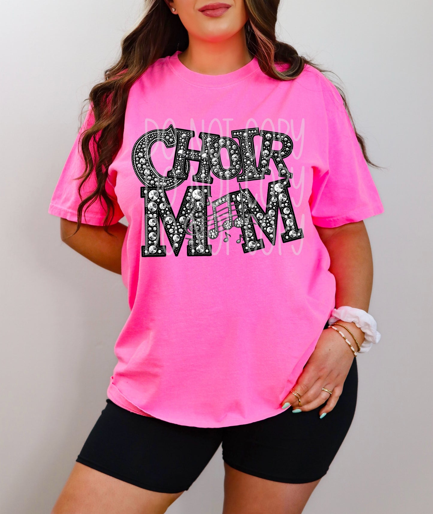 CHOIR MOM RHINESTONES - DTF TRANSFER