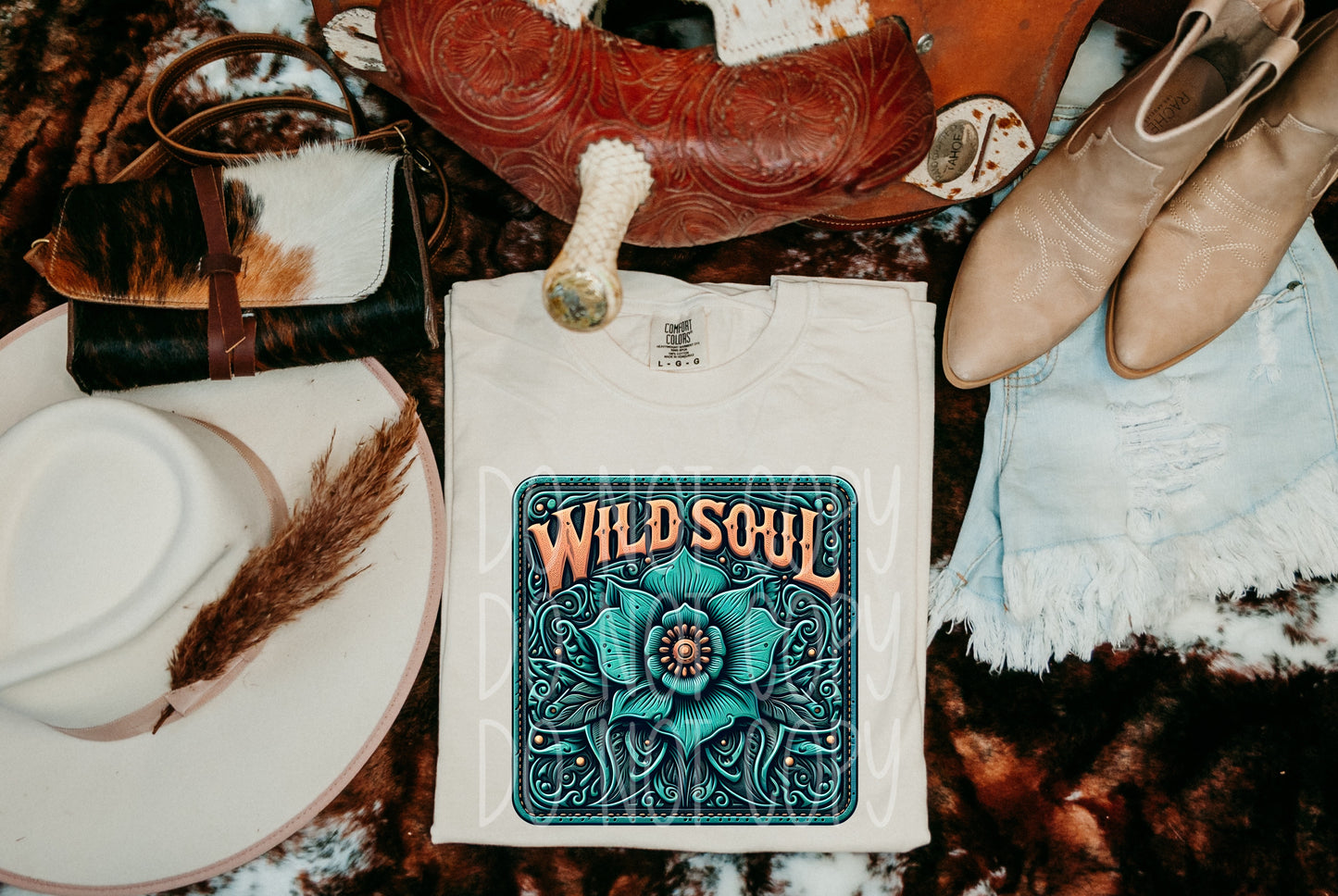 WILD SOUL TURQUOISE - DTF TRANSFER