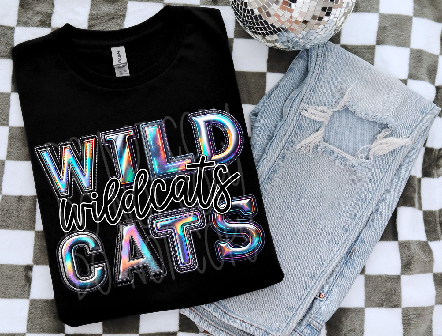 WILDCATS HOLO MASCOT - DTF TRANSFER