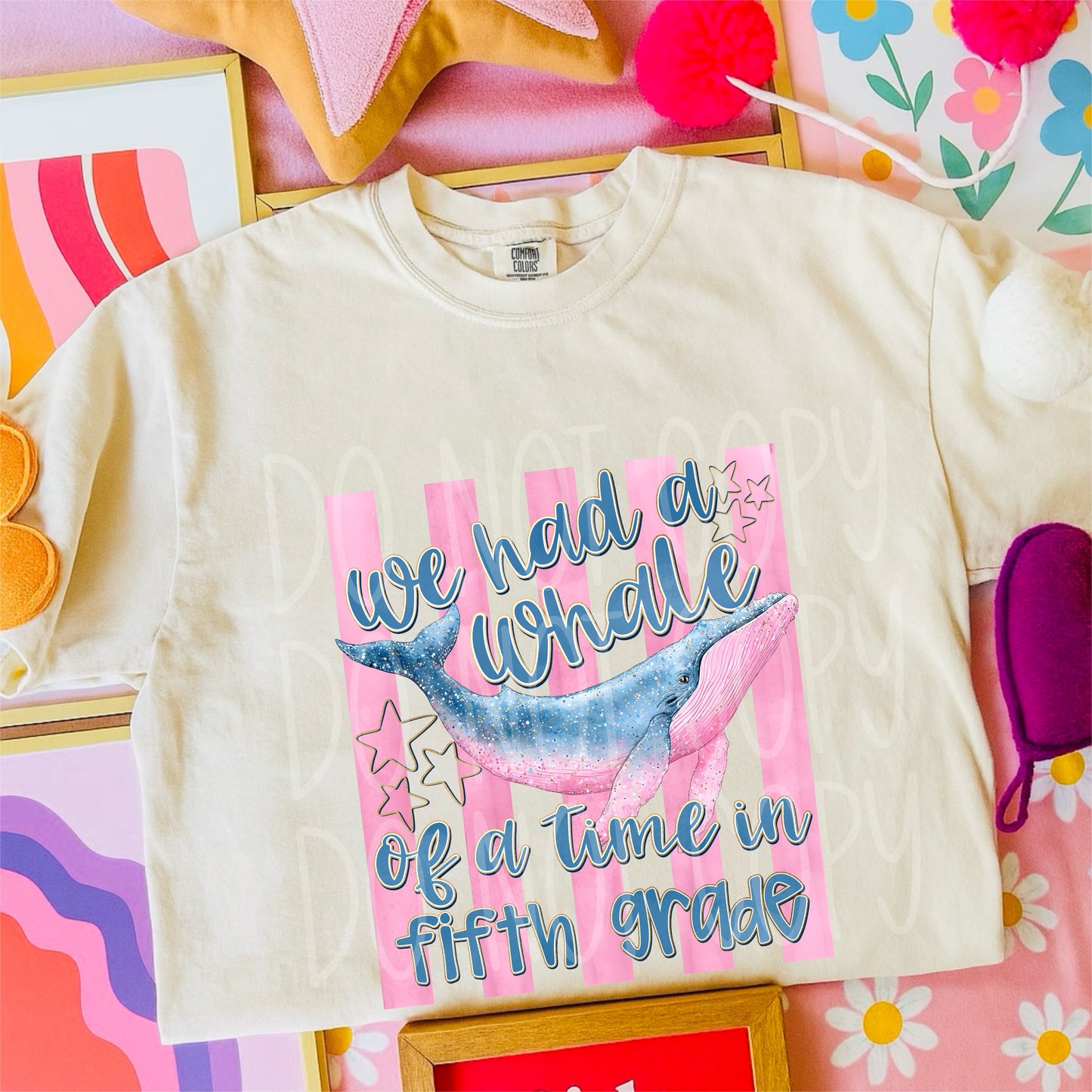WHALE OF A TIME, FIFTH GRADE - DTF TRANSFER