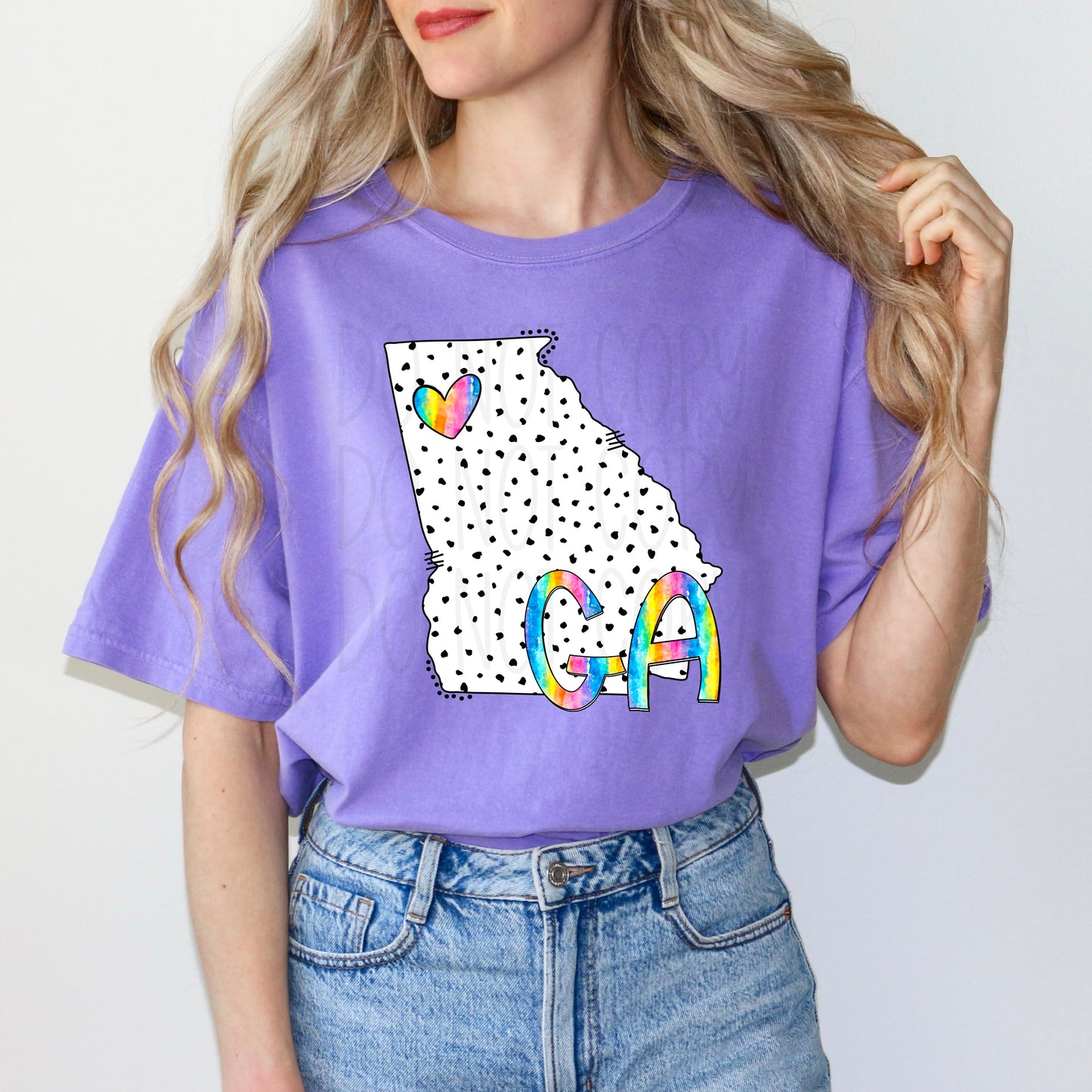 DOTTED STATES - GA - DTF TRANSFER