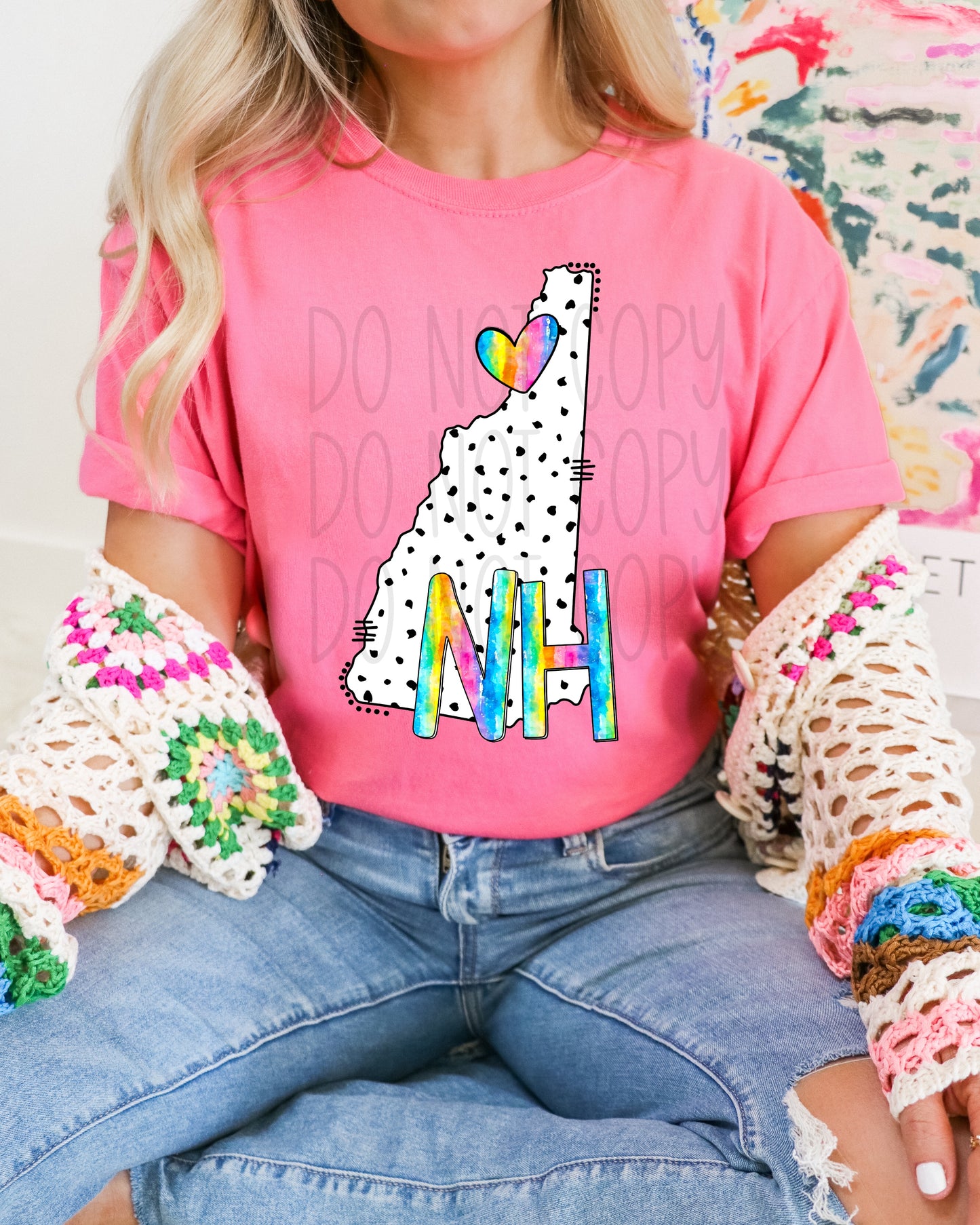 DOTTED STATES - NH - DTF TRANSFER