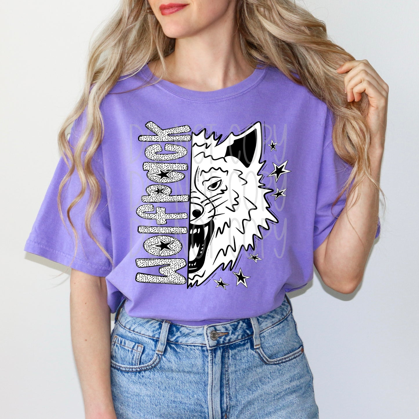 WOLFPACK DOTTED MASCOTS - DTF TRANSFER