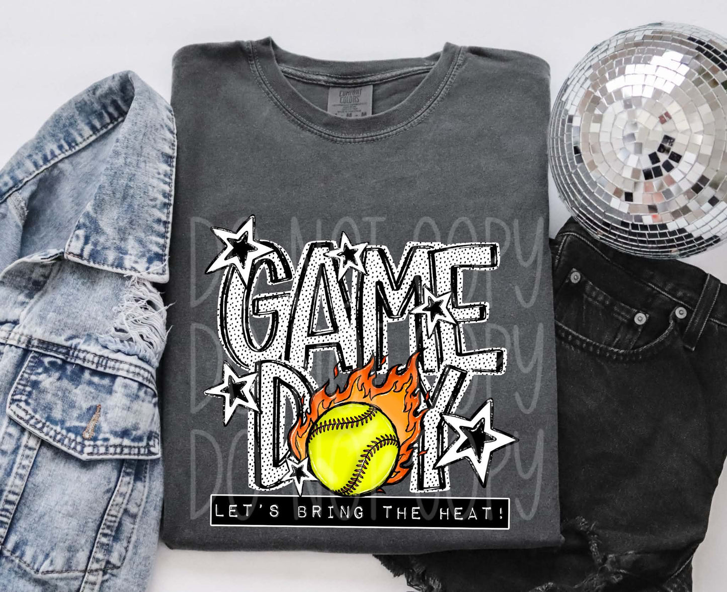 GAME DAY, SOFTBALL - DTF TRANSFER