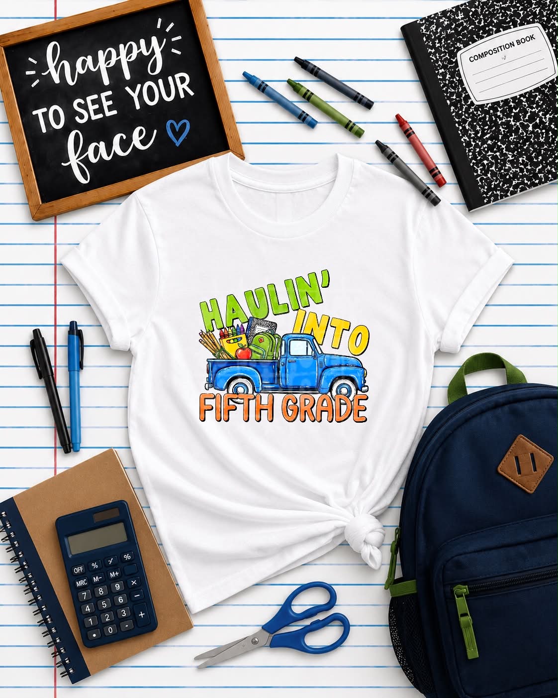 HAULIN INTO FIFTH GRADE - DTF TRANSFER