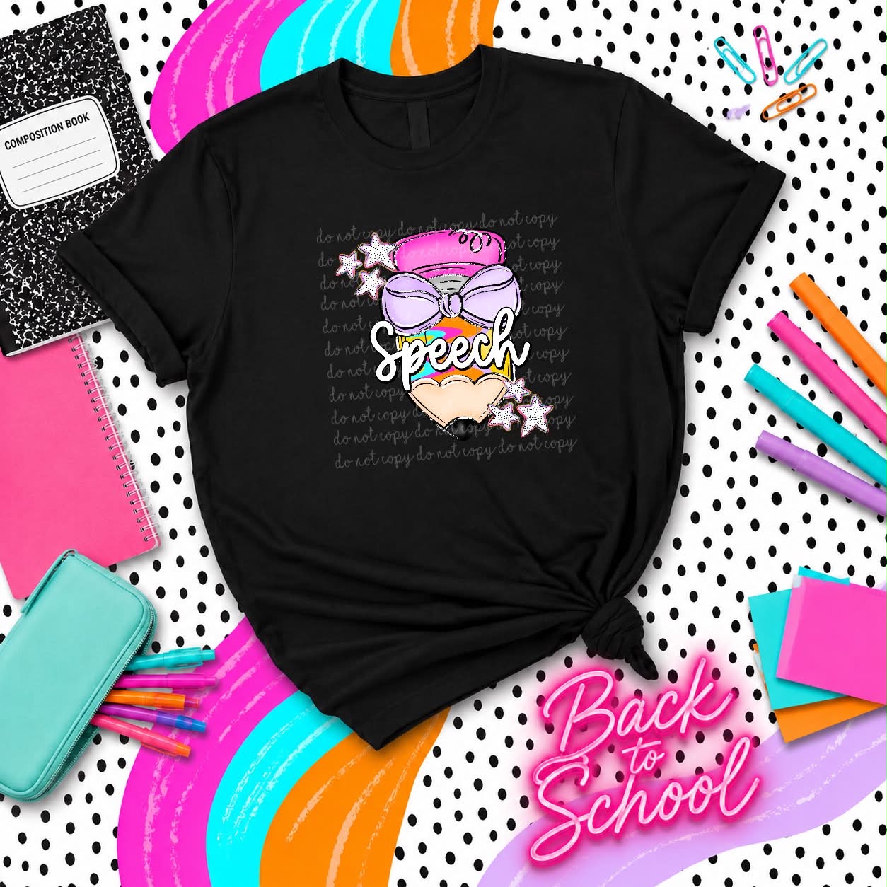 SPEECH PENCIL - DTF TRANSFER