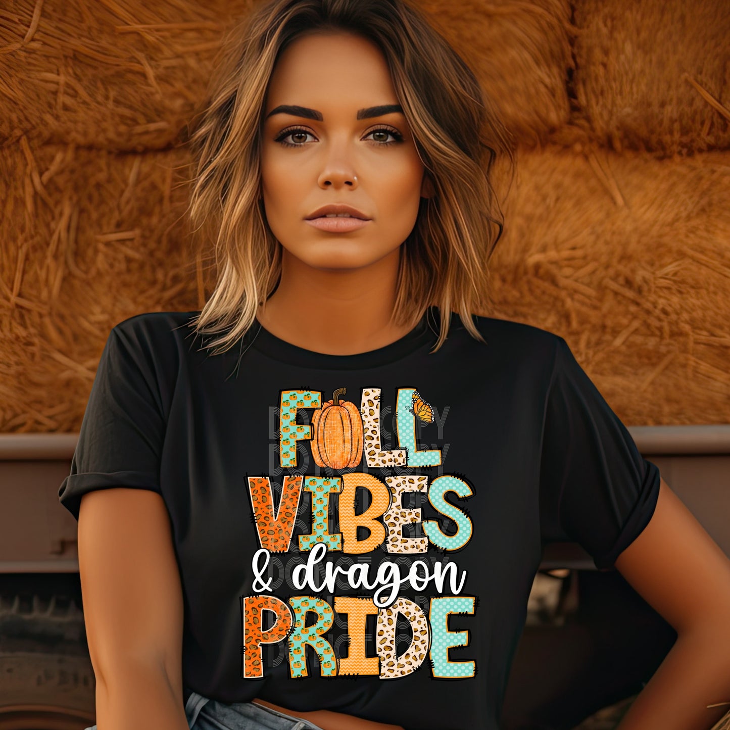 Fall vibes dragon pride - DTF TRANSFER