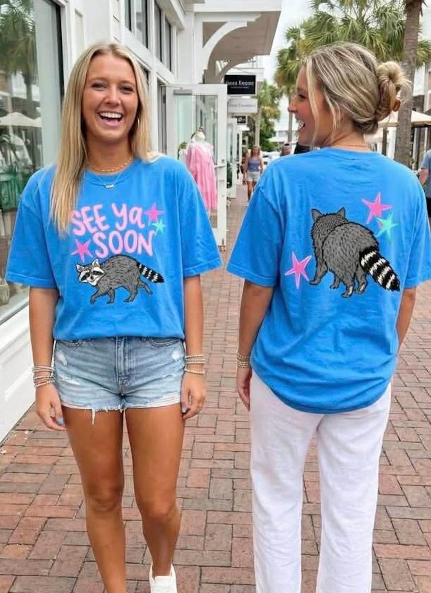 SEE YOU SOON, RACOON - FRONT AND BACK - DTF TRANSFER