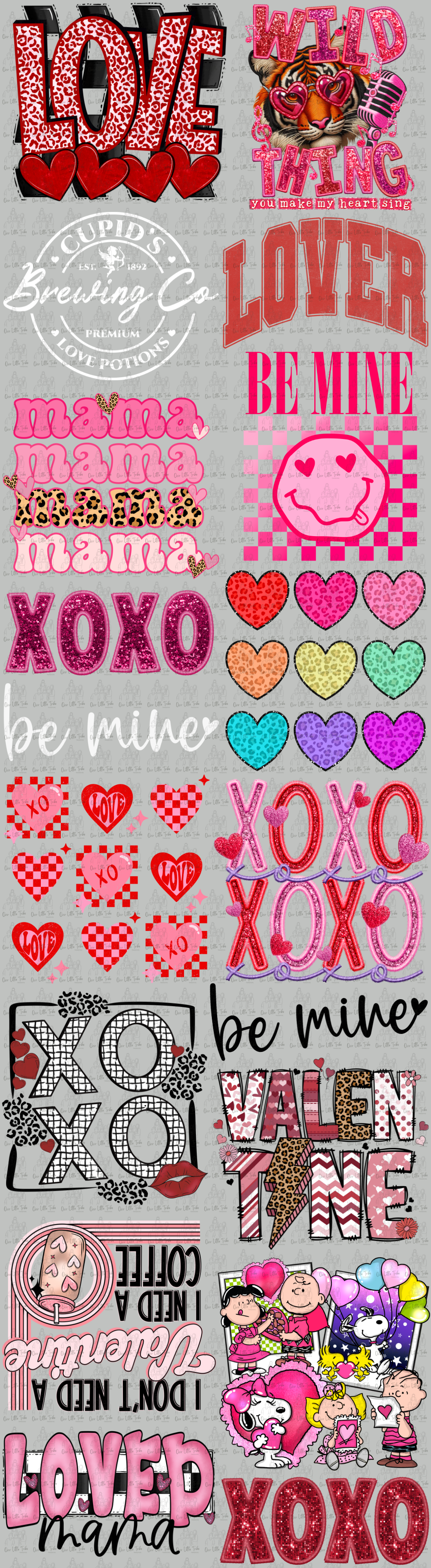 VALENTINES PREMADE GANG SHEET 22x80