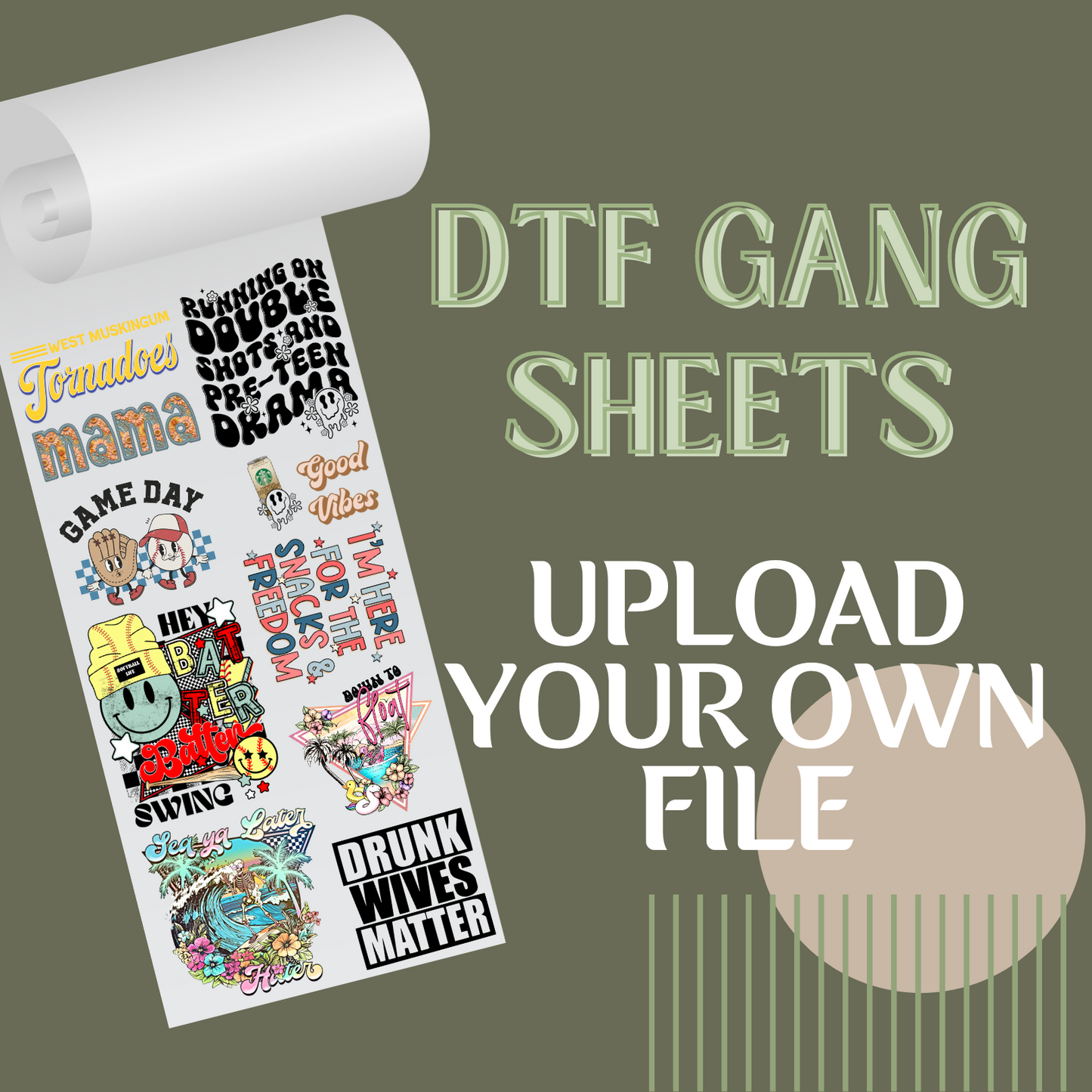 GANG SHEET - UPLOAD FILE