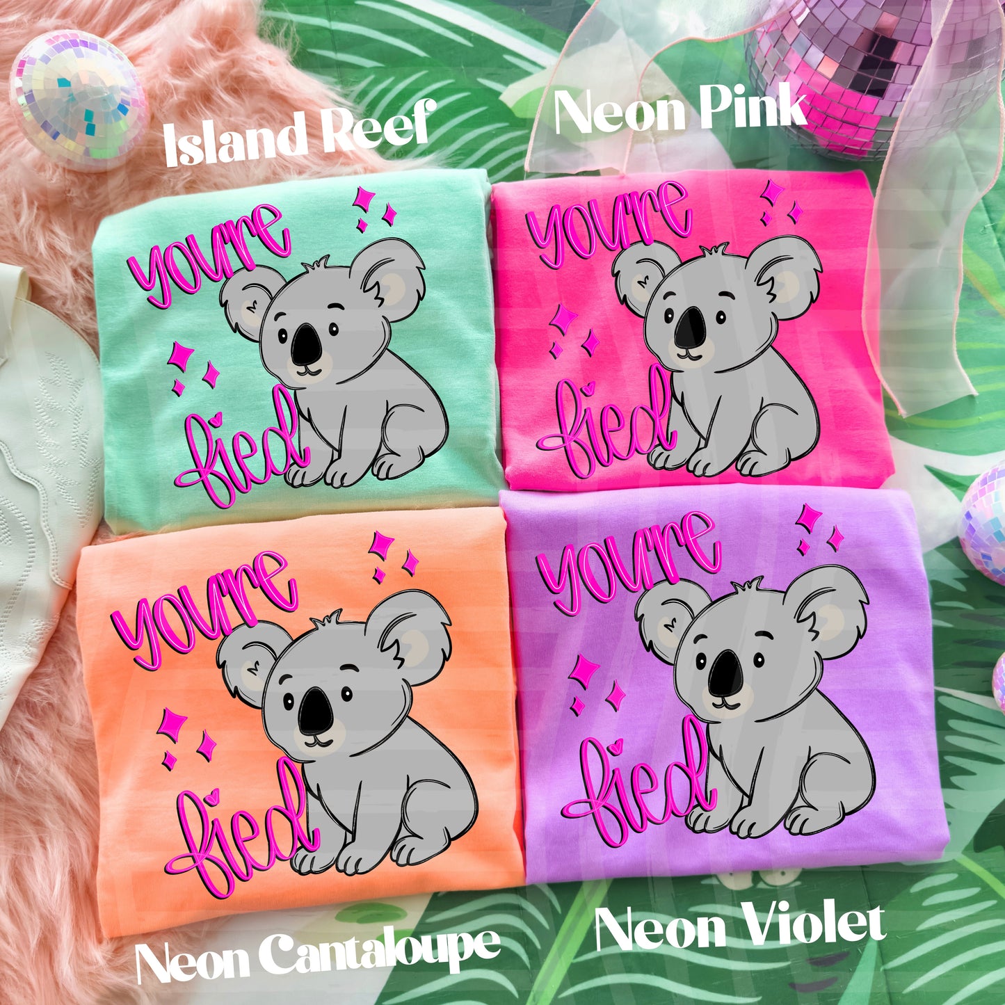 KOALAFIED PINK - DTF TRANSFER